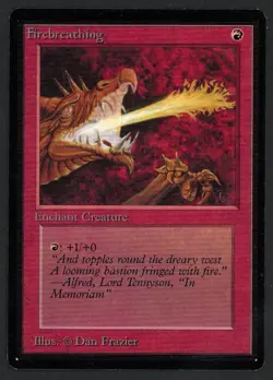 ***Beta Firebreathing*** MTG Beta Magic Kid Icarus - Image 1