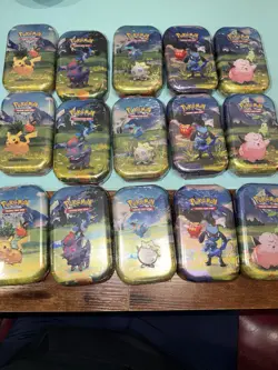LOT OF ALL 5 SEALED ✅ Pokemon TCG Ascended Heroes MINI TINS Brand New! - Image 1