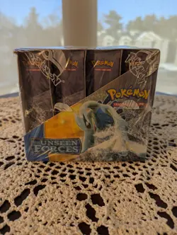 2005 Pokemon EX Unseen Forces Theme Deck Display Case MINT SEAL - 8 Decks - Image 3