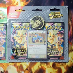 Pokemon TCG Ascended Heroes 2-Pack Blisters - Erika and Larry - Set of 2 SEALED - Image 3