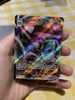 Pokemon TCG Melmetal VMAX Holo Ultra Rare Card Pokemon Go 048/078 - Image 1