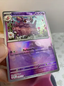 Aromatisse 39/131 Master Ball Pattern Prismatic Evolutions Pokemon Card - Image 2