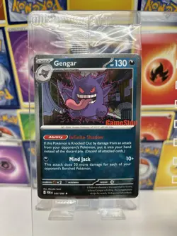 Gengar 050/088 GameStop Stamped Promo Sealed Pokemon Card - Image 1