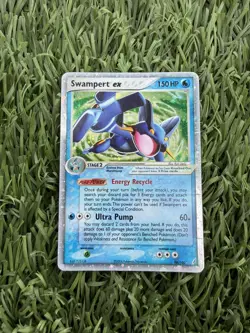 Pokemon Swampert ex 98/100 EX Crystal Guardians Holo Ultra Rare 2006 MP - Image 2