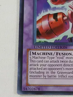 Barbaroid, The Ultimate Battle Machine YG08-EN001 NM - Image 5