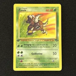 Pokemon Pinsir 25/64 (1st Edition) Jungle *Near Mint* - Image 1