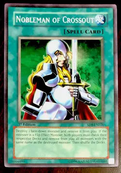 Nobleman of Crossout SD8-EN020 YuGiOh! Lord of the Storm Deck 1st Ed NM NEW x1 - Image 1
