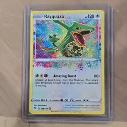 Rayquaza Amazing Rare 138/185 Vivid Voltage Pokemon Card NM Holo - Image 1