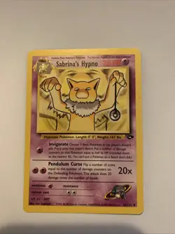 Sabrina's Hypno 56/132 Gym Challenge Vintage Pokemon Card - Image 1