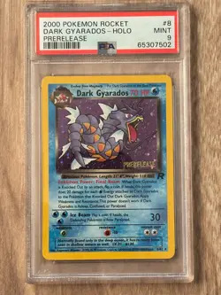 Pokemon Team Rocket Dark Gyarados Prerelease PSA 9 # 65307502 - Image 1