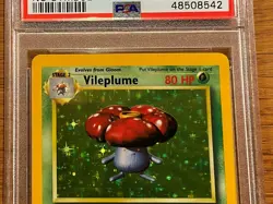 1999 POKEMON JUNGLE VILEPLUME NO SYMBOL 8.5 PSA # 48508542 - Image 2