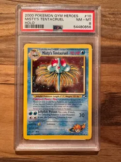 2000 POKEMON GYM HEROES MISTY'S TENTACRUEL #10 PSA 8 PSA #54480856 - Image 3