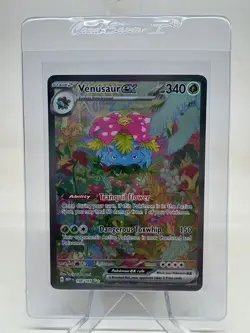2023 Pokemon SV 151 Venusaur ex #198/165 Full Art SIR Special Illustration Rare - Image 1