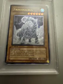 Frostosaurus Ultimate Rare STON-EN002 1st Edition PSA 9 Yugioh - Image 2