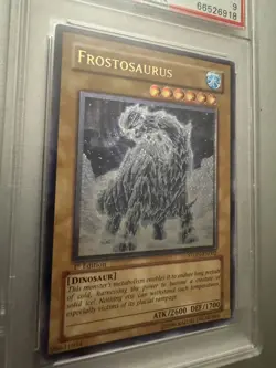 Frostosaurus Ultimate Rare STON-EN002 1st Edition PSA 9 Yugioh - Image 3