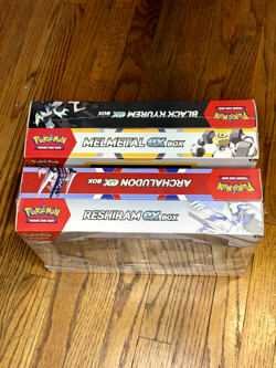 POKEMON RESHIRAM/ARCHALUDON & BLACK KYUREM/MELMETAL EX COLLECTION BOX BUNDLES - Image 1