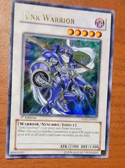 Junk Warrior 5DS1-EN041 1st Edition Yugioh TCG Foil - Image 1