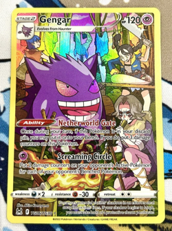 Pokemon TCG Gengar TG06/TG30 Full Art Trainer Gallery Lost Origin NM - Image 1