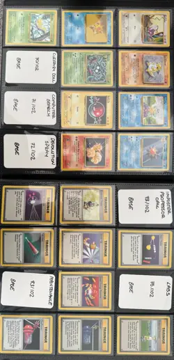 Pokemon TCG - Part Complete Wotc Set Binder - Base, Jungle, Fossil, Team Rocket - Image 4