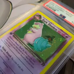PSA 9 MINT 2000 Pokemon Rocket Dark Slowbro HOLO 1st Edition - Image 4