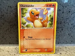 Charmander 57/112 Non Holo EX Fire Red & Leaf Green Common Pokemon Moderate Play - Image 1