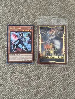 Yu-Gi-Oh! K9-17 Izuna Ultra Rare JUSH-EN031 Near Mint + Bonus Field Center Promo - Image 1