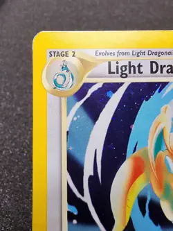 2002 Pokemon Neo Destiny Light Dragonite Holo 1st Edition 14/105 See Pictures - Image 4