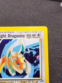 2002 Pokemon Neo Destiny Light Dragonite Holo 1st Edition 14/105 See Pictures - Image 5