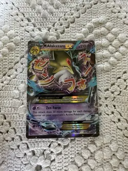 Pokemon TCG M Alakazam EX Ultra Rare Fates Collide 26/124 - Image 1
