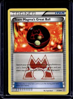 2015 Pokemon XY Double Crisis Team Magma's Great Ball #31 - Image 1