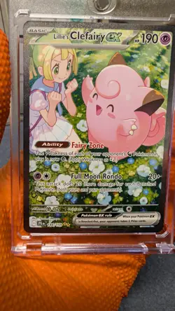 Pokemon Journey Together Lillie’s Clefairy EX 184/159 Special Illustration Rare - Image 1