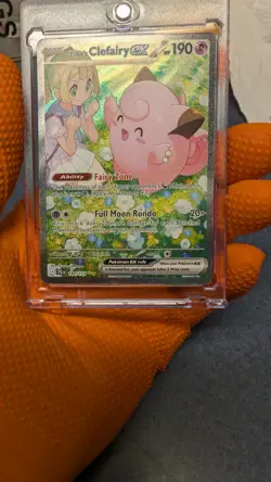 Pokemon Journey Together Lillie’s Clefairy EX 184/159 Special Illustration Rare - Image 3