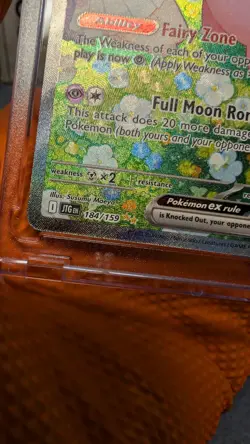 Pokemon Journey Together Lillie’s Clefairy EX 184/159 Special Illustration Rare - Image 4