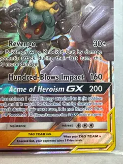 Marshadow & Machamp GX 82/214 Unbroken Bonds Tag Team Holo Ultra Rare Pokemon NM - Image 5