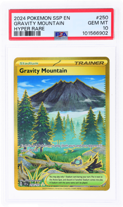 2024 Pokemon Scarlet and Violet Surging Sparks Gravity Mountain PSA 10 - Image 1