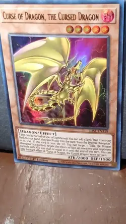 Yu-Gi-Oh! Curse of Dragon, the Cursed Dragon LDS1-EN118 Ultra Rare 1st Edition … - Image 1