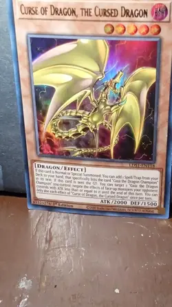 Yu-Gi-Oh! Curse of Dragon, the Cursed Dragon LDS1-EN118 Ultra Rare 1st Edition … - Image 2