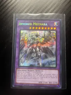 Yu-Gi-Oh! Invoked Mechaba MP24-EN059 Prismatic Secret Rare 1st Edition - Image 1