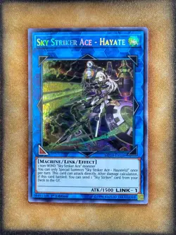 Yugioh Sky Striker Ace - Hayate MP19-EN109 Secret Rare 1st Ed NM - Image 1