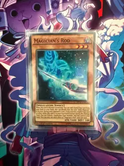 Magician's Rod MP17-EN074 Super Rare Near Mint 1st Edition Yugioh - Image 1