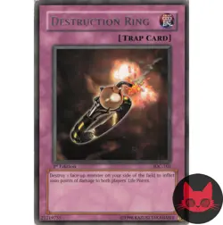 Yugioh Destruction Ring IOC-101 Rare 1st Edition LP - Image 1