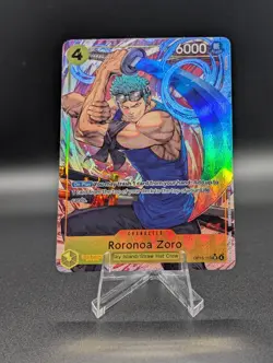 One Piece TCG Roronoa Zoro Op15-113 Alt Art Foil English NM -mint - Image 1