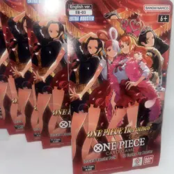One Piece EB03 Sleeved Booster Pack Lot of 5 - Image 2