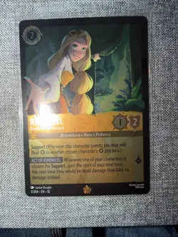 Disney Lorcana TCG Whispers In The Well Rapunzel Ready For Adventure Cold-Foil - Image 1