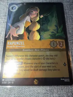 Disney Lorcana TCG Whispers In The Well Rapunzel Ready For Adventure Cold-Foil - Image 2