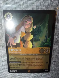 Disney Lorcana TCG Whispers In The Well Rapunzel Ready For Adventure Cold-Foil - Image 4