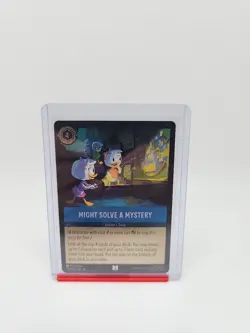 Disney Lorcana Whispers in the Well - Might Solve a Mystery 163/204 - Cold Foil - Image 1