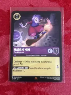 Disney Lorcana Azurite Sea - Madam Mim - Tiny Adversary | 37/204 | NM | Rare - Image 1