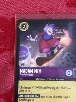 Disney Lorcana Azurite Sea - Madam Mim - Tiny Adversary | 37/204 | NM | Rare - Image 3