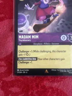 Disney Lorcana Azurite Sea - Madam Mim - Tiny Adversary | 37/204 | NM | Rare - Image 4